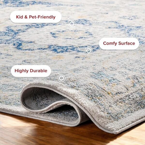 nuLOOM Persian Blue Revival Rug - Image 2