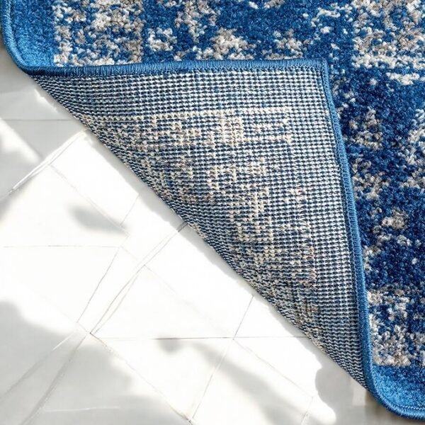 nuLOOM Dark Blue Aura Persian Rug - Image 3