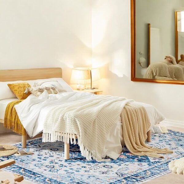 Taisier Home Blue Serenity Persian Rug - Image 5