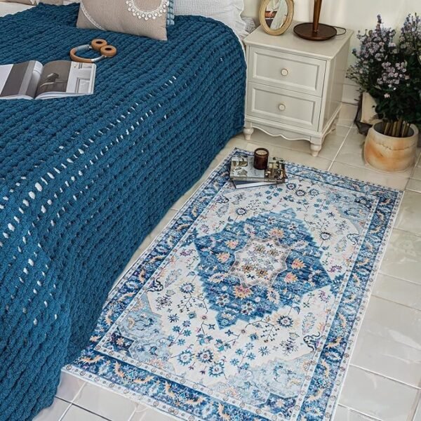 Taisier Home Blue Serenity Persian Rug - Image 2