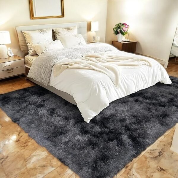 KING DARE Black and Dark Fluffy Gray - Image 4