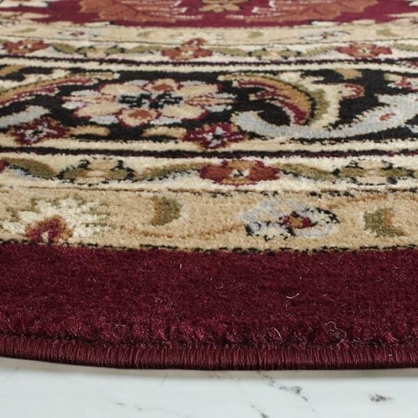SAFAVIEH Lyndhurst 6' Round Red Rug - Image 2