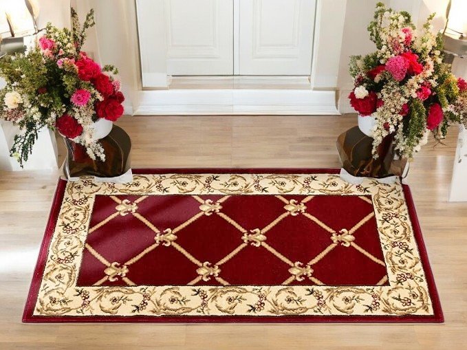 Well Woven Oriental Luxurious Red Rug