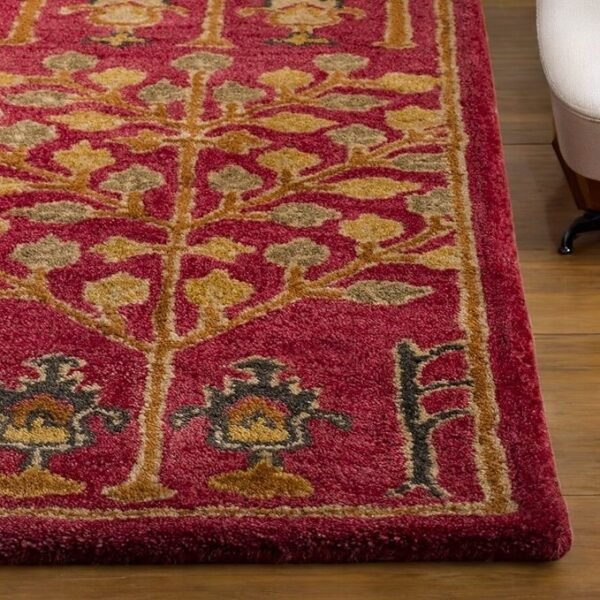 SAFAVIEH Red Oriental Wool Rug - Image 2